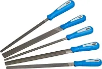 Набор напильников 250 мм ЗУБР PROF 16651-25-H5, 5 предметов