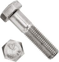Болт шестигранный с неполной резьбой М42х120 DIN 931, нержавеющая сталь А2