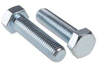 Болт шестигранный М30х50 DIN 933, класс прочности 5.8, оцинкованная сталь