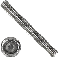 Винт установочный с плоским концом М12х100 DIN 913 (ISO 4026), нержавеющая сталь А2
