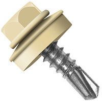 Саморез кровельный со сверлом 4,8х29 RAL 2021 рапсово-желтый