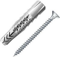 Универсальный дюбель UХ 6х50 S с потайным шурупом Fischer 090872, нейлон, 10 шт в блистере