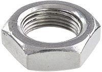 Гайка низкая с мелкой резьбой М27х2 DIN 439, нержавеющая сталь А2
