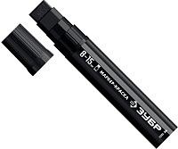 Маркер-краска плоский 8-15 мм черный ЗУБР МК-1500, 06329-2