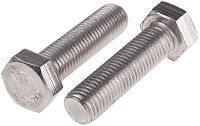 Болт дюймовый UNC 1/4-20x3/4 (19,1 мм) DIN 933, нержавеющая сталь А2