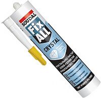 Клей-герметик 290 мл Soudal Fix All Crystal 119130 прозрачный