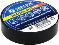 Изолента черная SafeLine Multech 911 ПВХ