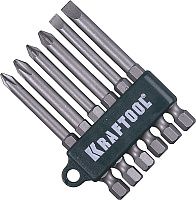 Набор бит Kraftool 26061-H6, сталь Cr-V, 6 шт