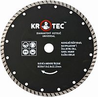 Диск алмазный универсальный 230х7,5х2,8х22,2 мм Krotec 5606020