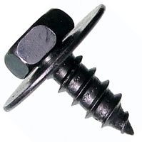 Саморез автомобильный с шестигранной головкой и шайбой 6х17 мм К2187