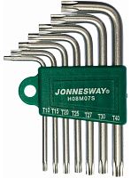 Комплект шестигранных ключей TORX (Т10–Т40) Jonnesway H08M07S, 7 штук Комплект шестигранных ключей TORX (Т10–Т40) Jonnesway H08M07S, 7 штук