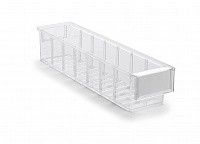 Ячейка для хранения, 92х400х82 мм Treston 4010-1, прозрачный Ячейка для хранения, 92х400х82 мм Treston 4010-1, прозрачный