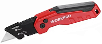 Нож складной быстрое открытие Workpro WP211026