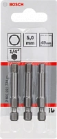  Набор шестигранных бит HEX5 длина 49 мм Bosch 2607001734