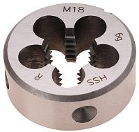 Плашка М18х2,5 мм DIN EN 22568 HSS Terrax by Ruko 237180TX Плашка М18х2,5 мм DIN EN 22568 HSS Terrax by Ruko 237180TX