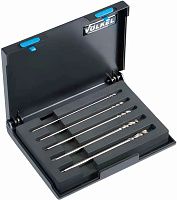 Изображение товара Набор метчиков машинных спиральных М4-М10 150 мм HSSE DIN 376XL Volkel 47938, метрическая резьба, 5 предметов