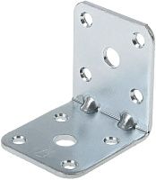 Уголок крепежный 47х47х40х2,3 мм, оцинкованная сталь