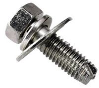 Изображение товара Болт шестигранный М6х1х16 мм с шайбами SN-10158-2