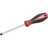 Отвертка шлицевая SL6×100 мм ЗУБР МАСТЕР (25061-6.5-100)