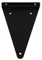 Кронштейн для полок 195 мм Домарт AIR, белый/черный