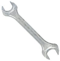 Ключ гаечный с открытым зевом двусторонний Волжский инструмент, оцинкованная сталь