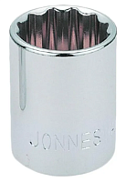 Торцевые головки 3/8"DR MAXI-DRIVE SAE 1/4"-7/8" Jonnesway