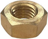 Гайка шестигранная М3,5 DIN 934, латунь