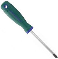 Отвёртка крестовая PH2х100 мм ANTI-SLIP GRIP Jonnesway D77P2100