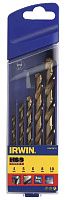 Набор сверл по металлу и нержавейке 4-10 мм, 5 шт HSS-Co IRWIN 10502570