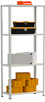 Стеллаж металлический до 150 кг, 4 полки Металл-завод СТФ 734-1,8 1800х700х300 мм