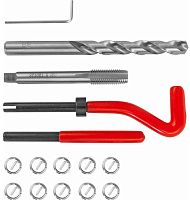 Набор для восстановления резьбы М10х1,0 мм Thorvik TRIS101, 15 шт метрическая резьба