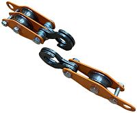 Изображение товара Блок полиспаста с петлей 80 мм БПК-1/2-80, 2 шт