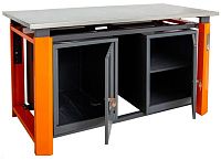 Верстак с двумя тумбами 1808х755х924 мм КМК ToollBox ТВР1800(ТВ0-ТВ0)