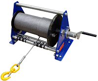 Лебедка ручная барабанная 0,5 т Дина-2, трос 40 м