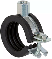 Хомут одновинтовой 20-24 мм (1/2") Fischer FGRS с комби-гайкой М8/М10, оцинкованная сталь
