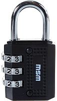 Навесной замок MSM TH4, чёрный