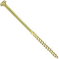 Саморез конструкционный по дереву с шестигранной головкой и шлицем Torx HIMTEXfix HH, жёлтый цинк