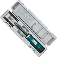 Отвертка динамометрическая 1 - 8 Н·м с битами Kraftool 64030, 22 предмет в кейсе