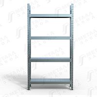 Изображение товара Стеллаж металлический 2500/1200/1000, Металл-завод SGR-V-Zn 12104-2,5-DS, дополнительная секция