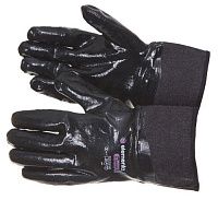 Изображение товара Перчатки рабочие с полим. покрытием ELEMENTA EXPERT BLACK CRYSTAL™ GUARD размер 11