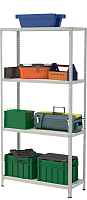Стеллаж металлический до 145 кг, 4 полки Металл-завод СТФ 1044-1,8 1800х1000х400 мм