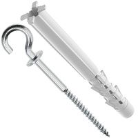 Дюбель с полукольцом 8х80 мм Pirat Longbird-S TOX, полиэтилен, 10 шт