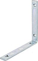 Уголок крепежный мебельный 120х120х20 мм Gah Alberts 333157, оцинкованная сталь