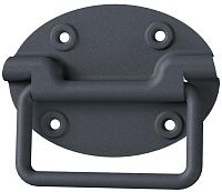 Ручка откидная для ящика 110х80 мм Gah Alberts 347840, сталь с порошковым покрытием