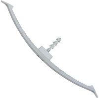 Скоба прижимная плоская с дюбелем SF plus KB 16 Fischer 048172, нейлон