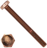 Болт шестигранный М12х60 DIN 933, бронза (Silicon bronze)