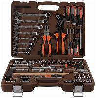 Изображение товара Универсальный набор инструмента 1/4" и 1/2"DR Ombra OMT77S, 77 штук